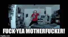 Guy dancing in bedroom