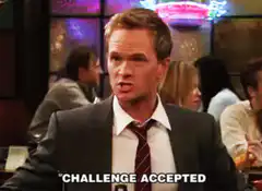 Challenge Accepted Barney Stinson