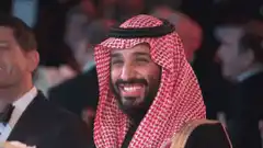 Mohammed bin Salman smiling