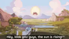 Summer says the sun is rising