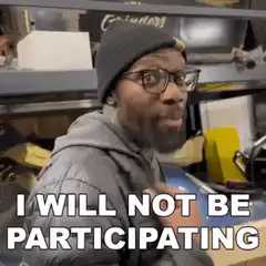I will not be participating