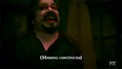 Pennywise hissing at Beverly