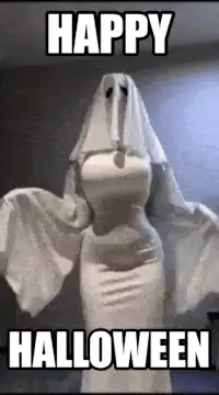 Happy Halloween Ghost Dancing