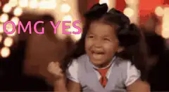 OMG YES excited girl
