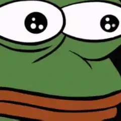 Pepe the Frog wide eyes