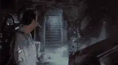 Ghostbusters where do these stairs go