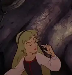 Princess Fiona meets a frog