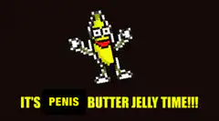 Pixel Butter Jelly Man