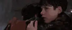 Kids watching the pirate ship
