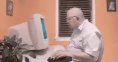 Old man confused by computer deleting My Computer