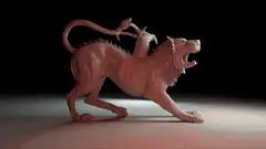 3D model of a chimera rotating