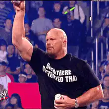 Stone Cold Steve Austin smashing beer bottles