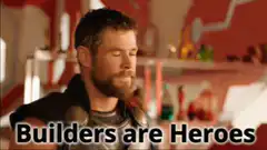 Chris Hemsworth as Thor nodding