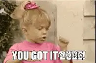 Little girl gives thumbs up
