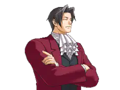Phoenix Wright pointing finger