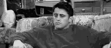 Joey Tribbiani looking confused