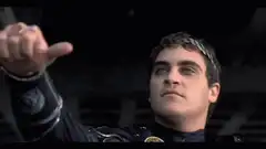 Joaquin Phoenix finger gun