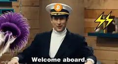 Captain Bitcoin Welcome Aboard