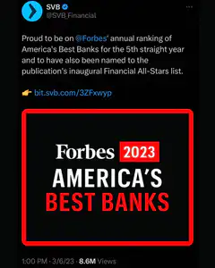 SVB Forbes award then crash