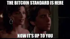 The Bitcoin Standard Is Here Now It's Up To You