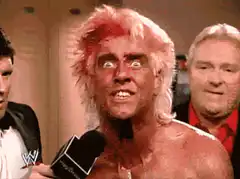 Ric Flair shocked face