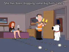 Peter scans Lois for tampons
