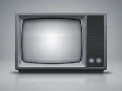 Bitcoin on retro TV