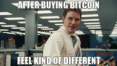 After Buying Bitcoin Feel Kind of Different