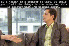 Peter Thiel explains hash to Jack Dorsey