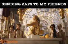 Zeus sending zaps to friends