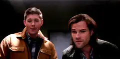 Dean and Sam Winchester skeptical look