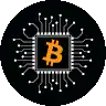 Bitcoin chip icon