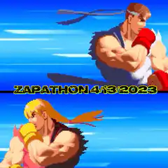 Ryu and Ken pixel art special moves