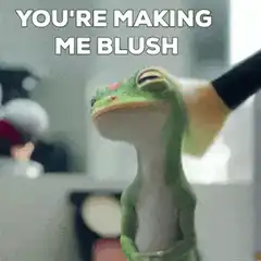 You're Making Me Blush Frog