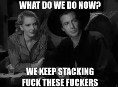 What do we do now we keep stacking