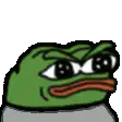 Pepe the Frog looking skeptical