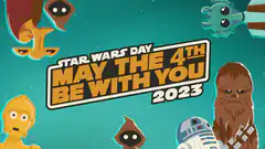 Star Wars Day 2023 cartoon characters