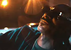 Snoop Dogg head tilt back