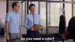 Do you need a ruler? No.