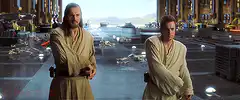 Qui-Gon and Obi-Wan vs Darth Maul