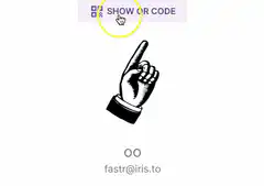 Nostr QR Code Reveal