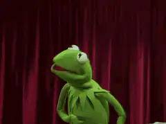 Fozzie Bear smashes pie in Kermit's face