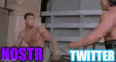 Nostr punches Twitter