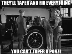 You Can't Taper a Ponzi