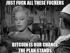 Just Fuck All These Fuckers Bitcoin Is Our Chance