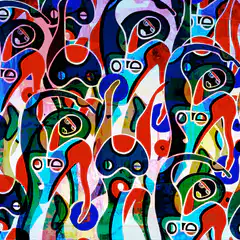 Colorful abstract pattern animation