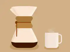 Coffee dripper and mug animation