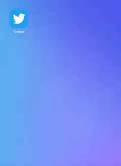 Deleting Twitter app on iPhone