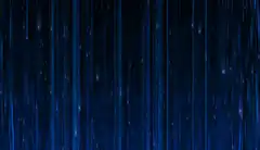 Blue digital rain animation