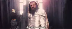 King Maximus shouts Release the Kraken